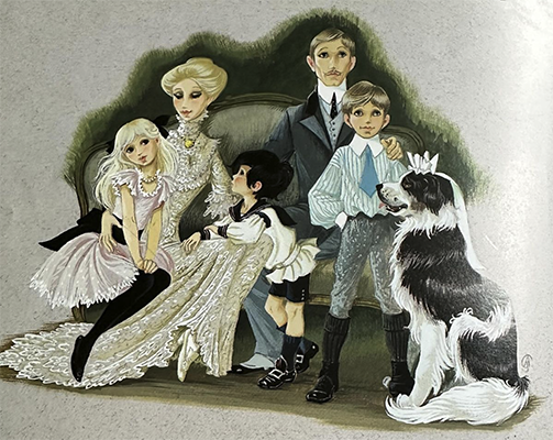 Nana depicted by Anne Grahame Johnstone